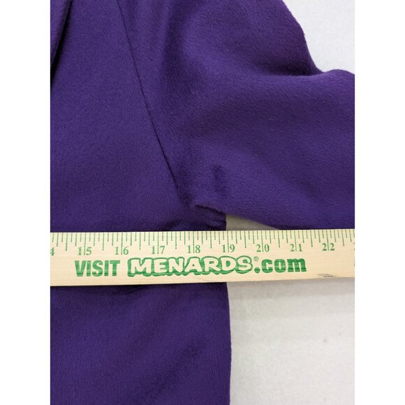 Jennifer Chase Vintage Women's Coat Size Small Purple 100% Wool - Picture 6 of 16